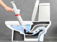 Cách thông cầu bị nghẹt bằng súng tạo áp lực