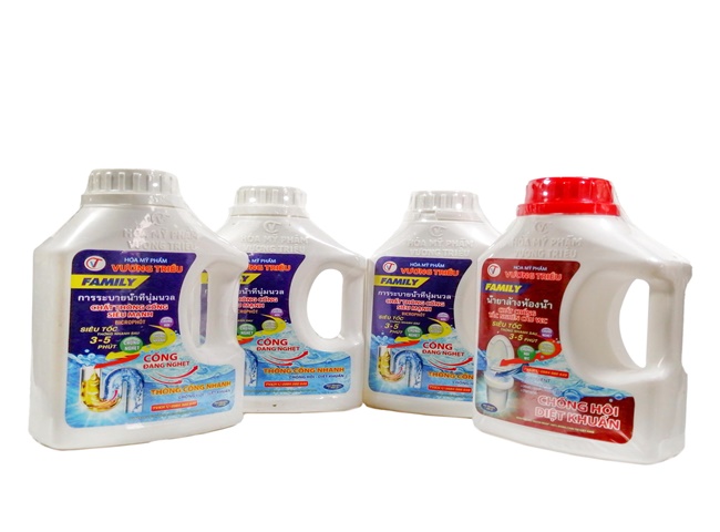 Nước th&ocirc;ng cống Family th&ocirc;ng nghẹt v&agrave; bảo vệ đường ống