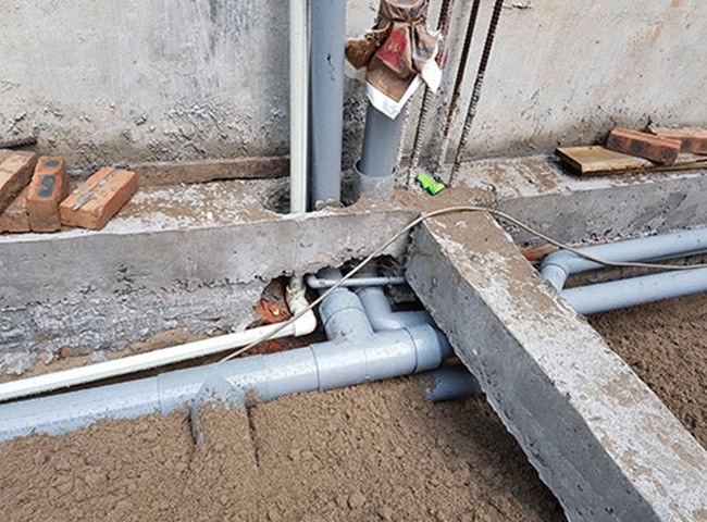 C&aacute;ch xử l&yacute; đường ống tho&aacute;t nước thấp hơn mực cống ch&iacute;nh