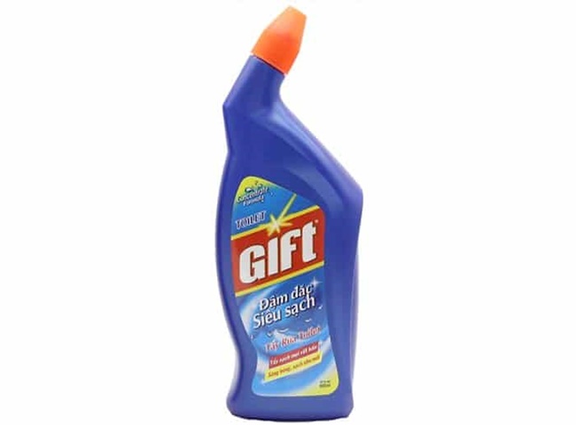 Nước tẩy rửa bồn cầu Gift sản phẩm của Việt Nam