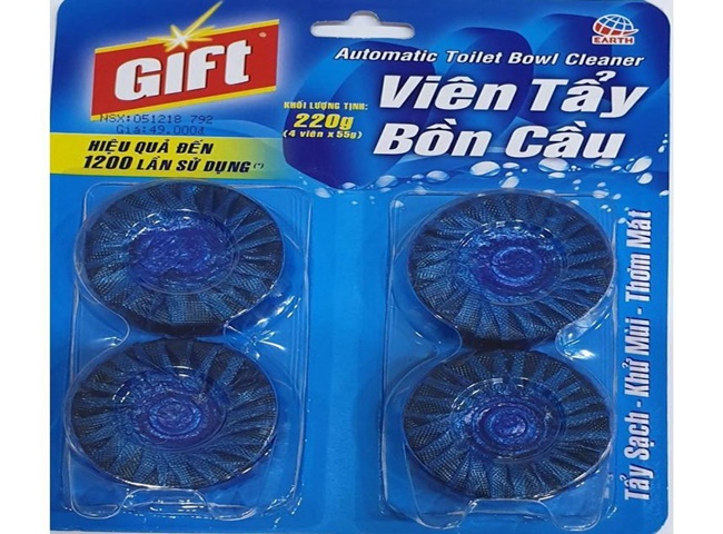 Vi&ecirc;n tẩy bồn cầu gift hiện nay đang được b&aacute;n với gi&aacute; hợp l&yacute;