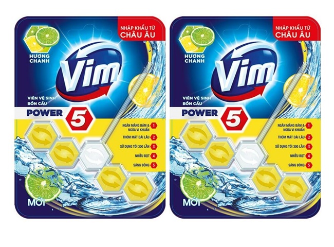 Vi&ecirc;n tẩy bồn cầu Vim được nhập khẩu từ Ch&acirc;u &Acirc;u